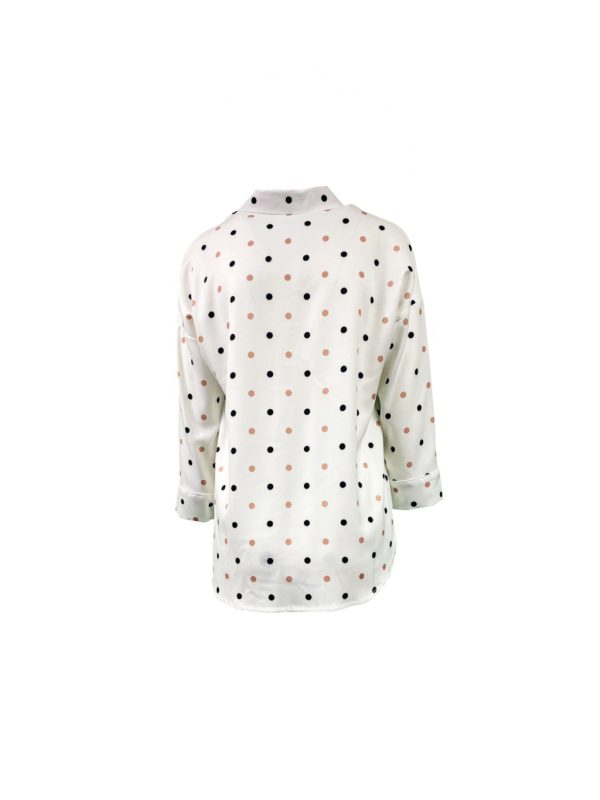 Bluzka COTY wiązana w kropki