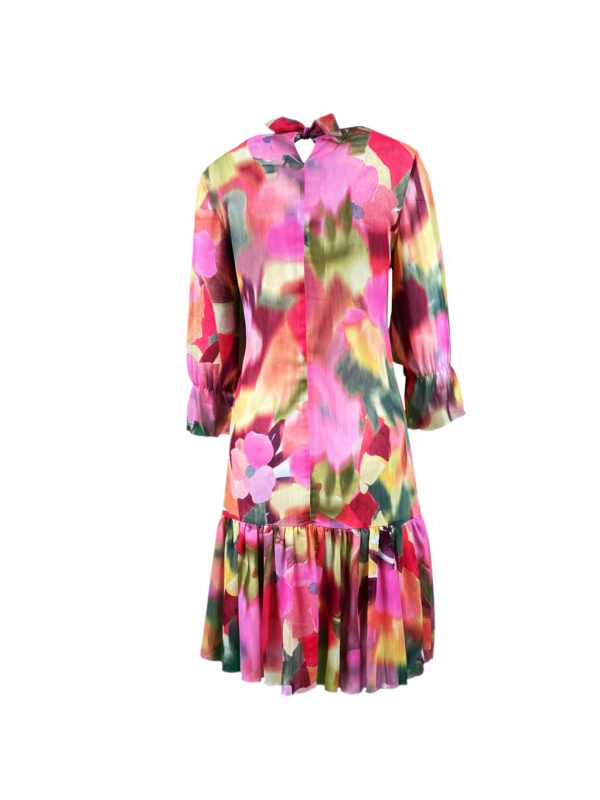 Sukienka FALBANA kwiaty