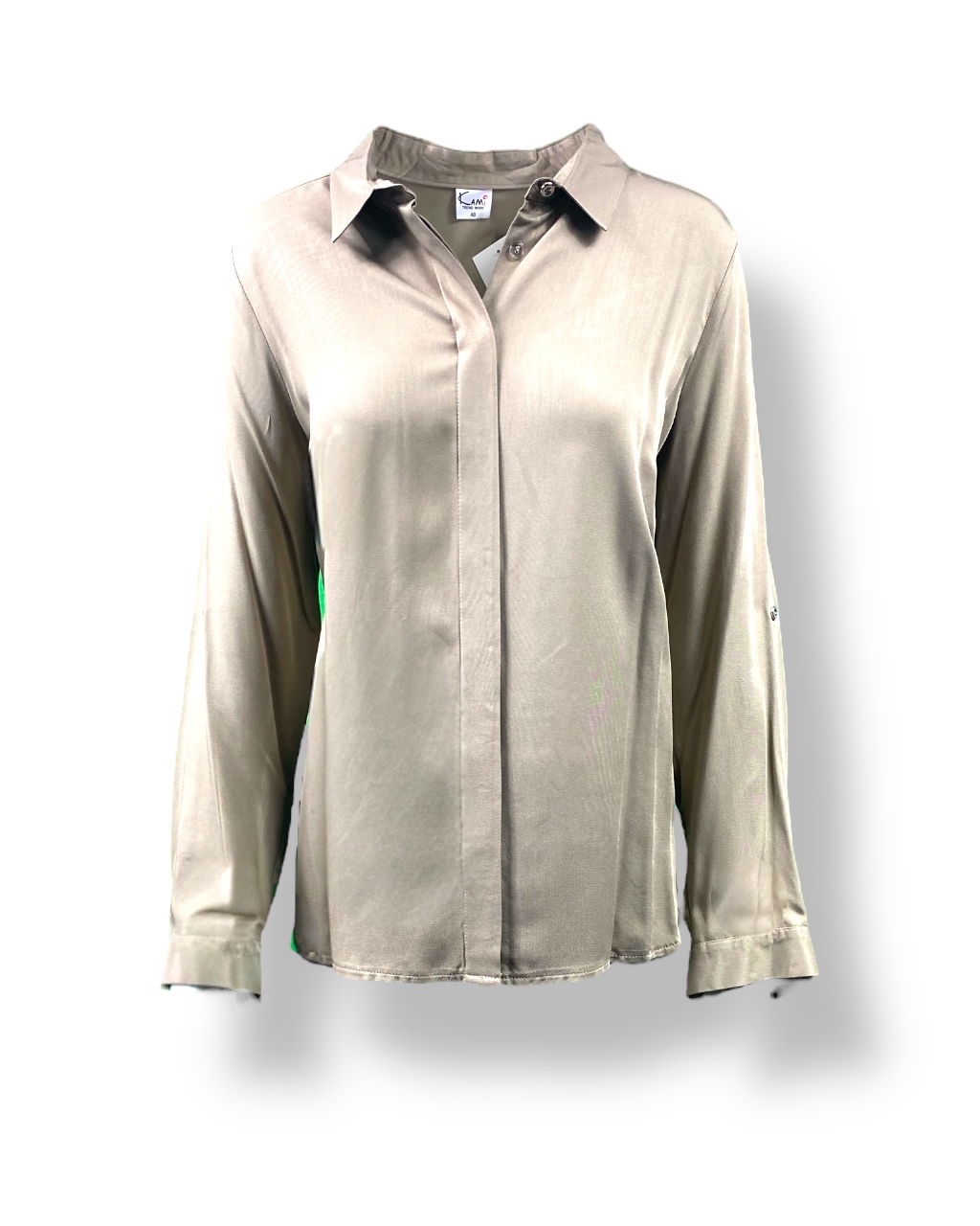 Bluzka KOSZULOWA dł/r złota