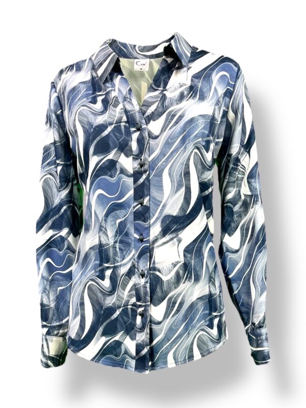 Bluzka damska KOSZULOWA długi rękaw