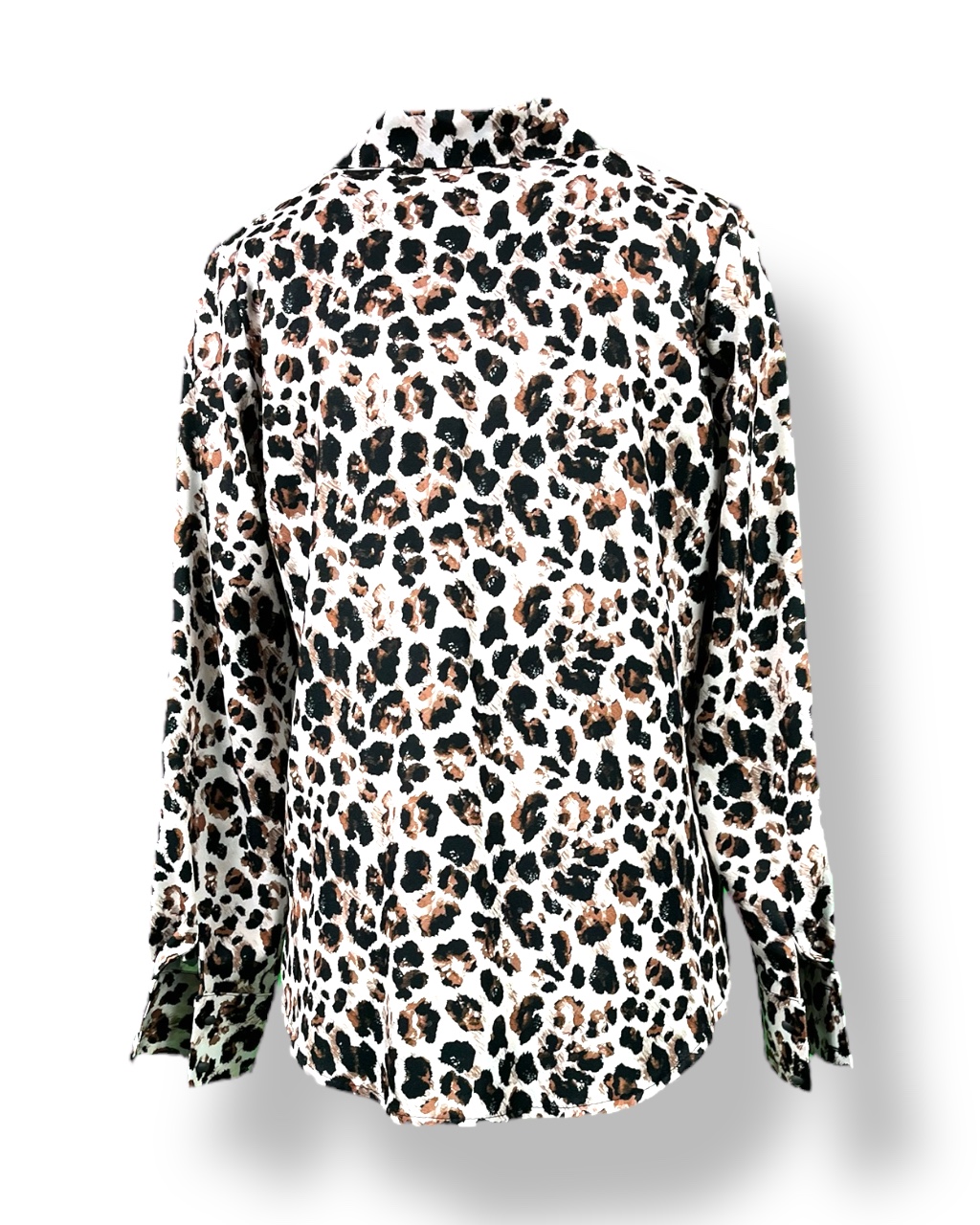 Bluzka damska KOSZULOWA panterka – długi rękaw