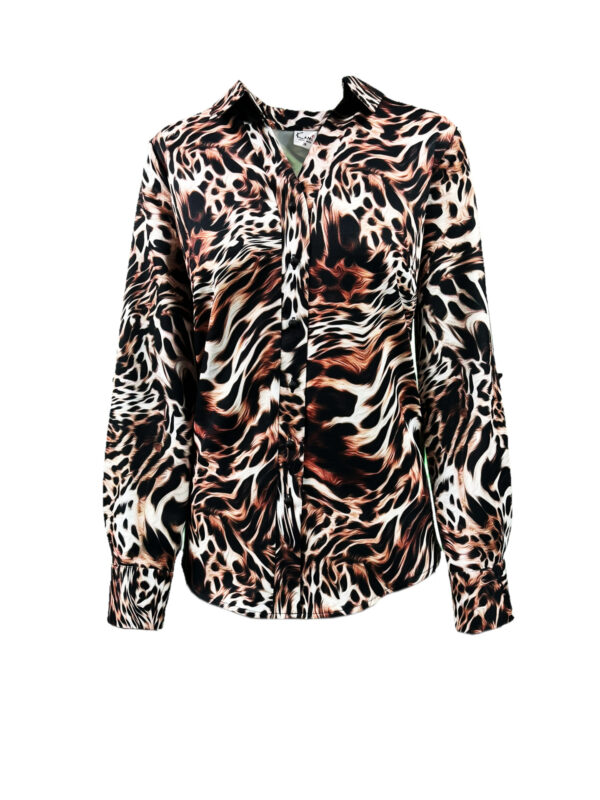 Bluzka damska KOSZULOWA – długi rękaw