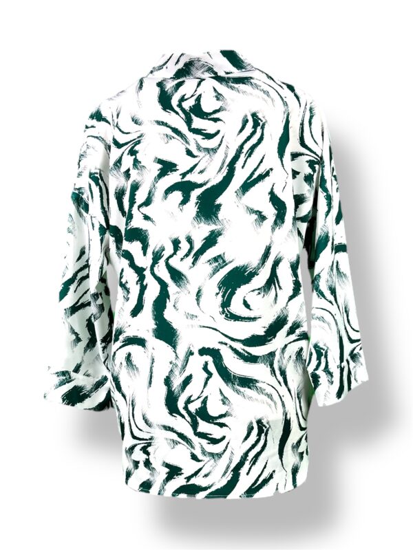 Bluzka damska WIĄZANA z kołnierzykiem