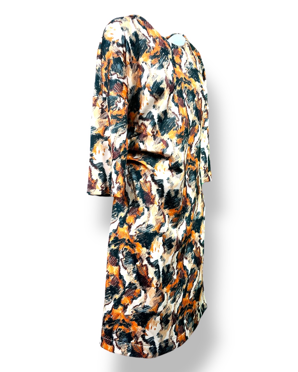 Sukienka damska PROSTA z zakładką na lewym boku