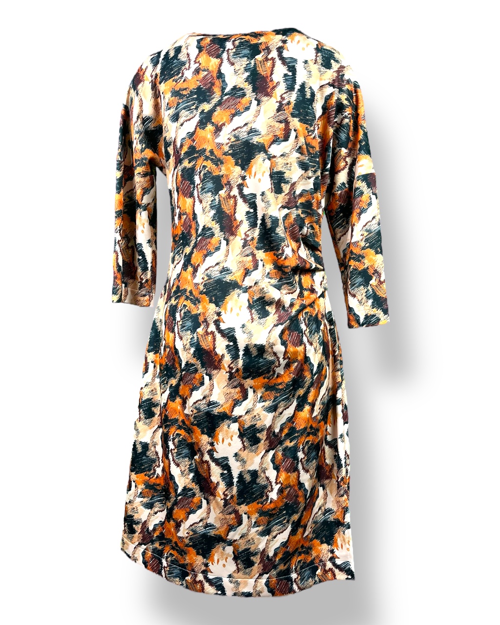 Sukienka damska PROSTA z zakładką na lewym boku