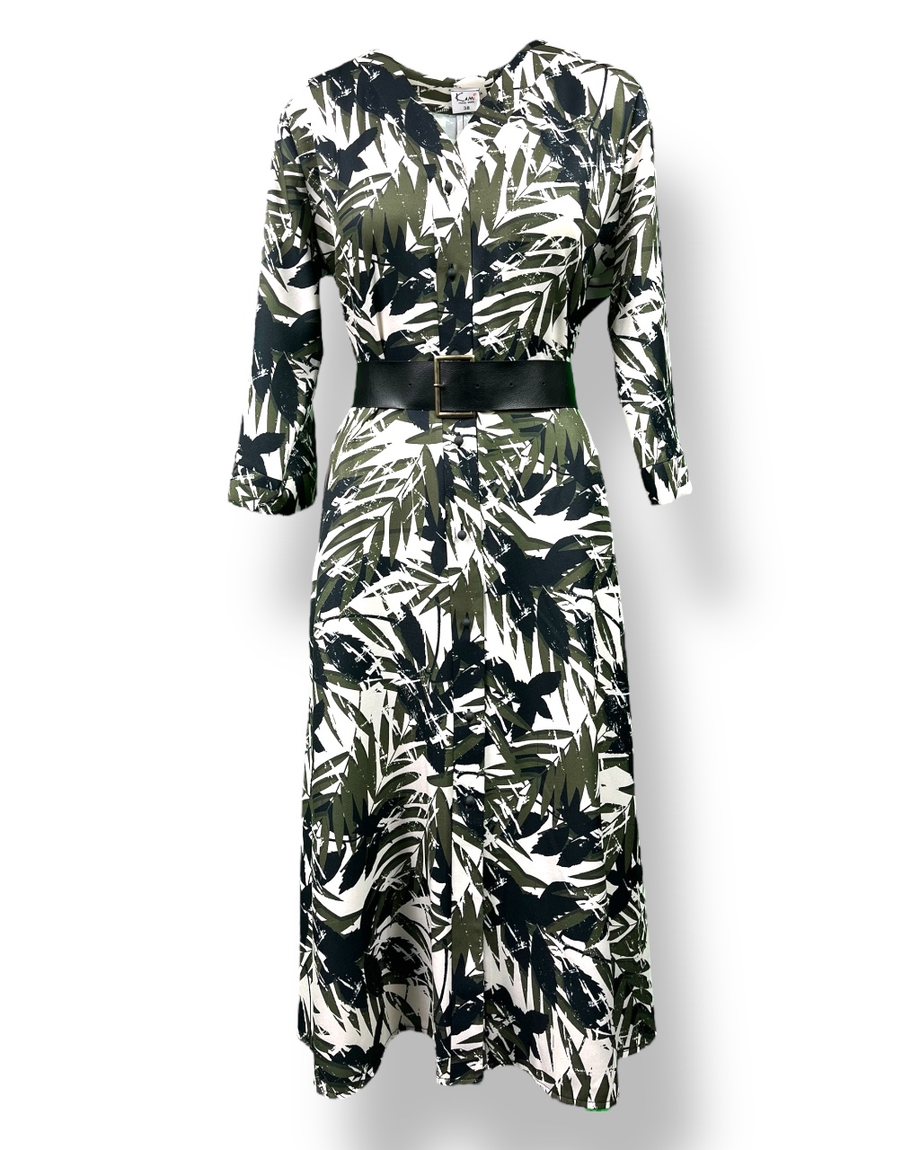 Sukienka damska SZMIZJERKA w serek – kolorowa (pasek czarny osobno)