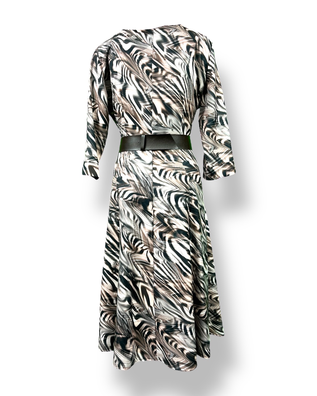 Sukienka damska SZMIZJERKA w serek – kolorowa (pasek czarny osobno)