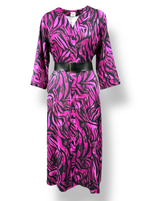 Sukienka damska SZMIZJERKA w serek – kolorowa (pasek czarny osobno)