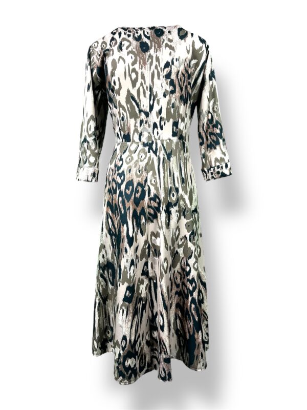 Sukienka damska SZMIZJERKA w serek – kolorowa